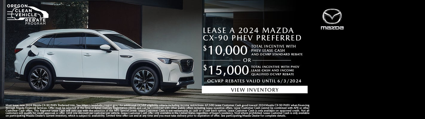 2024 Mazda CX-90 phev offer